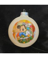 Disney Micky Mouse All Tangled Up in the Season Glass Ball Globe Xmas Or... - £20.96 GBP