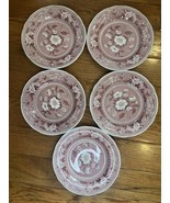 Spode Salad Plate Archive Collection Cranberry Botanical Georgian Series... - £44.41 GBP