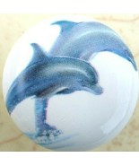 Cabinet Knobs Knob w/ Dolphins Dolphin #4 FISH - £4.09 GBP