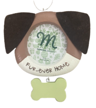 CBK Fur Ever Home Photo Frame Rescued Puppy Dog Christmas Ornament - $12.60