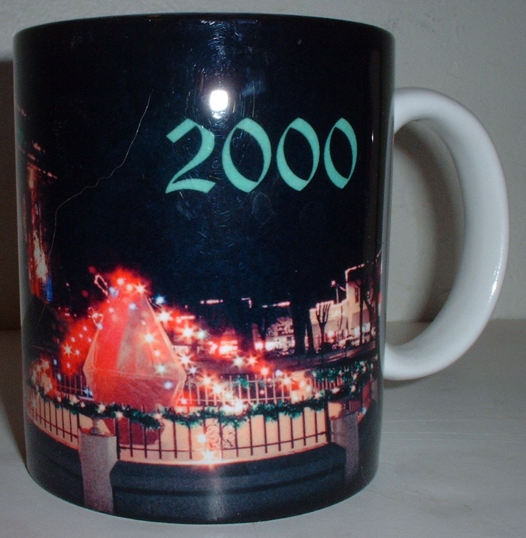 Prescott, 2000 Arizona&#39;s Christmas City ceramic coffee mug - $15.00