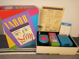 Vintage Taboo The Game of Unspeakable Fun 1989 Complete Hersch EUC - £10.99 GBP