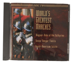 World&#39;s Greatest Marches  Disc Two  CD with Various Symphonys - $106.24 MXN