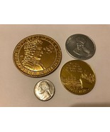VTG 1967 - 68 MARDI GRAS Souvenir Coins Jean Baptiste Krewe of Iris Port... - £15.60 GBP