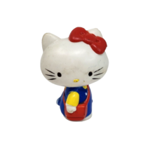 2" VINTAGE 1983 SANRIO CHILD GUIDANCE HELLO KITTY SCHOOL GIRL PVC FIGURE - $14.25