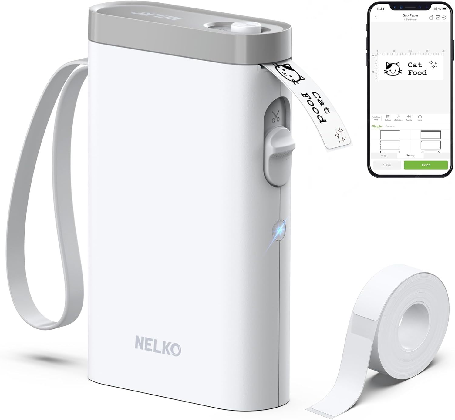 This White Label Maker Machine Is A P21 Bluetooth Label Printer That Is ... - $35.96