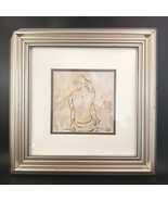 &quot;Figurative Sketch II&quot; by Patricia Pinto, Framed Print 13.5&quot;x13.5&quot;, Sell... - $49.50