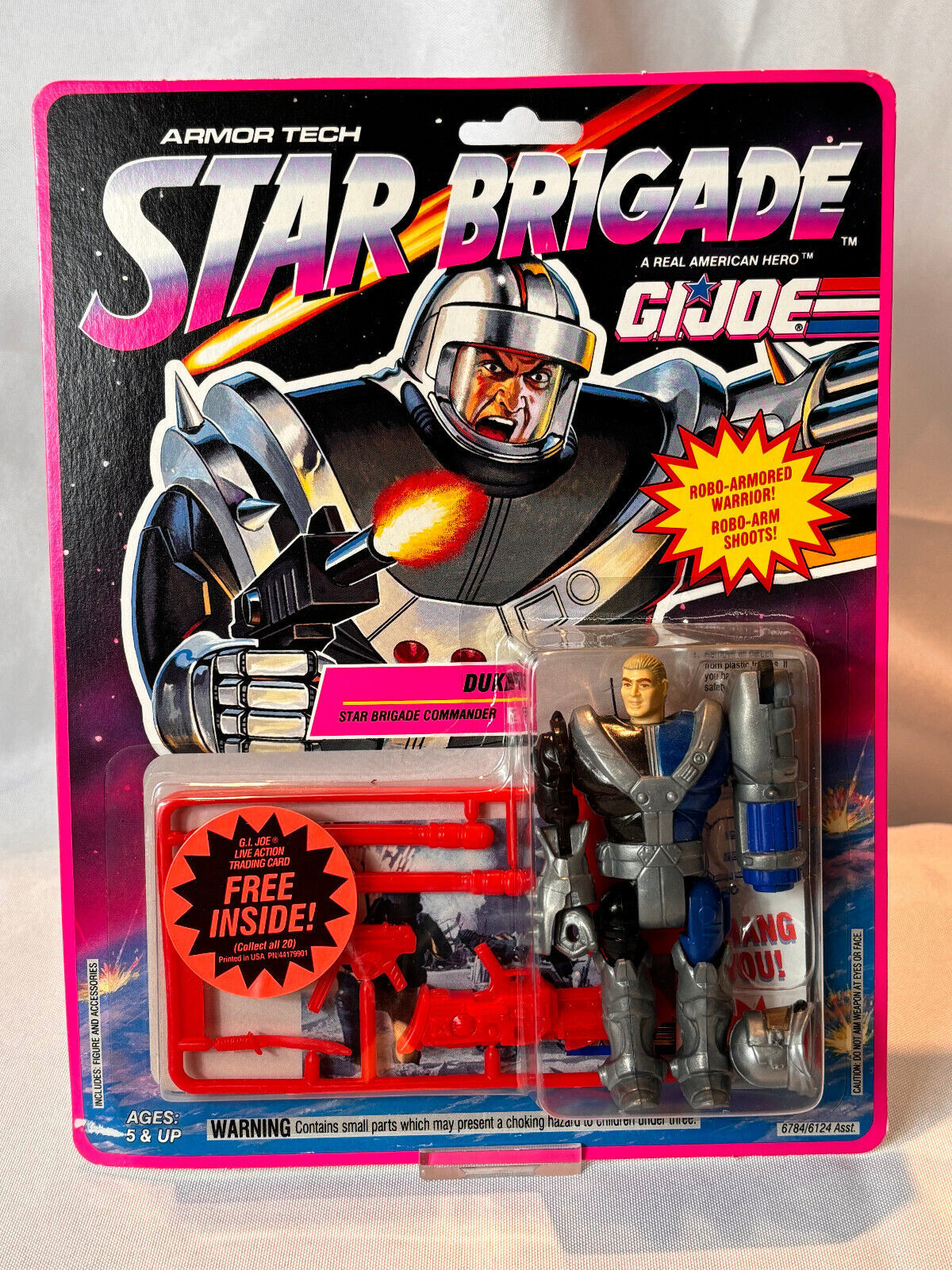 1993 Hasbro GI Joe Star Brigade DUKE Action Figure  Sealed Blister Pack - $29.65