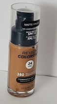 Revlon Colorstay 24 Hr Matte Finish Foundation In #380 Rich Ginger - £7.11 GBP