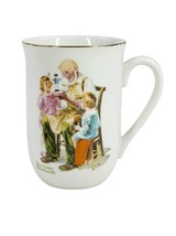 The TOY MAKER Coffee Mug Tea Cup from the Norman Rockwell Museum Series 1982 EUC - £7.41 GBP