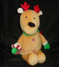 16&quot; Vintage Jcs Goodies From Santa Christmas Reindeer Stuffed Animal Plush Toy - £26.09 GBP