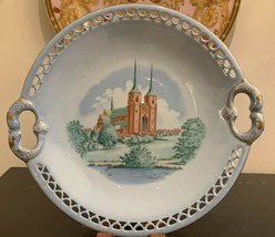 Bing &amp; Grondahl Porcelain BIG36 Denmark Historical Building Cake Plate - £116.55 GBP