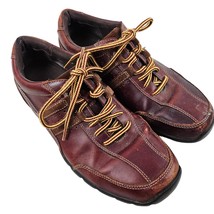 Rockport XCS Shoes Mens Size 10 Brown Leather Oxford Lace Up Casual Comfort - £30.69 GBP