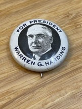 Vintage Reproduction Warren G Harding Presidential Political Campaign Bu... - £9.27 GBP