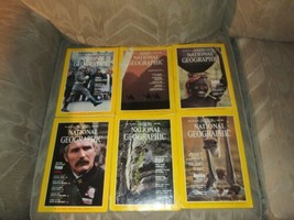 Lot 6 1982 National Geographic Vintage Magazines Jan Feb Mar Apr May June VTG - $29.70