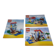 Authentic Lego Creator 3 in 1 #7346 Seaside House 3x Instruction Manuals... - $10.88