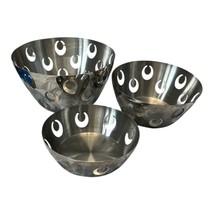 BergHOFF Edelstahl 18/10 Stainless Steel Bowl Set – Set of 3 Decorative Perforat - $652.39 MXN