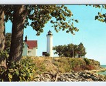 Tibbets Point Light House Cape Vincent New York NY UNP Chrome Postcard Q2 - £5.41 GBP