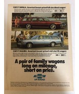 1981 Chevy Impala Car Vintage Print Ad Advertisement  PA3 - $7.91