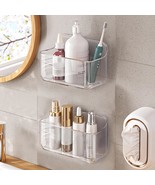 2Pc Acrylic Wall Mount Organizer, Adhesive Clear Cabinet Door, Living Room - €37,85 EUR