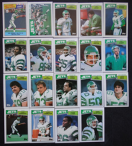 1987 Topps New York Jets Team Set of 19 Football Cards - £3.18 GBP