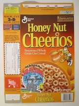 1994 MT Cereal Box GENERAL MILLS Honey Nut Cheerios ADAMS FAMILY 3D Pic ... - $15.36