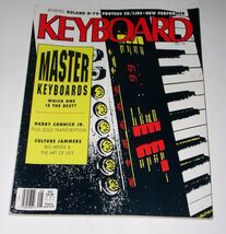 Harry Connick Jr Keyboard Magazine Vintage 1990 Culture Jammers Joe Jackson - $14.99