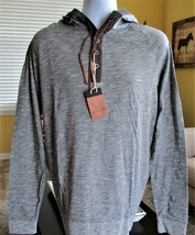 NCAA Iowa Hawkeyes Levelwear Cameron Hoody Shield Hooded Henley Shirt Sz... - $36.63
