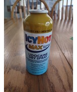 IcyHot Max Lidocaine Dry Spray Missing Cap And Nozzle Open Box - $14.73