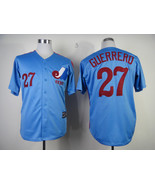 Expos #27 Vladimir Guerrero Jersey Old Style Uniform Blue - $45.00