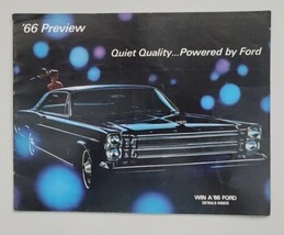 Original 1966 Ford Cars  Sale Brochure CB - $16.99