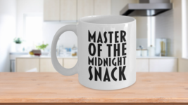 Midnight Snack Mug Snacks Lover Funny Gift for Late Night Munchies Junk ... - $18.47+