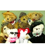 BRASS BUTTON PICKFORD BEARS PLUSH LOT OF 6 SHERWOOD LUCY AUGIE BIANCA NICK - £27.95 GBP