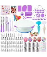 Cake Decorating Supplies Kit Tools 356Pcs, Baking Accessories With Cake ... - £34.23 GBP