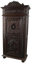Antique Cabinet Brittany Romantic Man Woman Couple Flowers Windmill - £2,197.42 GBP