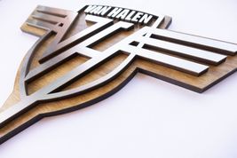 Van Halen Sign LED, Unique Van Halen Metal and Wood Sign 3D, Metal Wall Artwork - £325.53 GBP