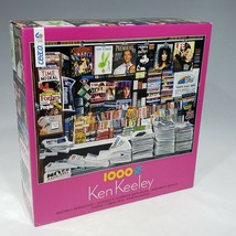 Ceaco Jigsaw Puzzle Ken Keeley Historic Newsstand 1000 Pieces Cher Vogue... - $12.95