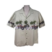 Pacific Legend Vintage Hawaiian Aloha Button Up Shirt XL Pocket Motorcyc... - $49.49