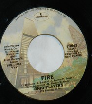  Ohio Players / Fire / 7&quot; 45 Rpm Record / Mercury Label / 1974 / Vg++ - £4.63 GBP