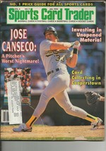 ORIGINAL Vintage Jan 1992 Sports Card Trader Magazine Jose Canseco - £11.66 GBP