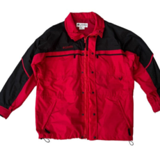 Vintage Columbia Sportswear Gizzmo Nylon Jacket Black and Red Size XL - £19.29 GBP