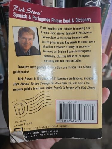 Rick Steves Spanish and Portuguese Phrasebook and Dictionary Rick Steve Pocket Item image 2
