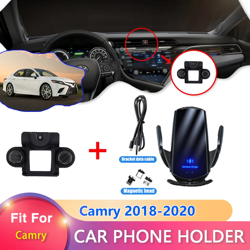 Car Mobile Phone Holder for Toyota Camry 70 XV70 2018 2019 2020 Telephone - £15.46 GBP+