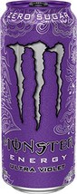Monster Energy Ultra Violet Zero Sugar Energy Drinks 16 FL Oz Cans 12 Pack - £31.74 GBP