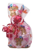 Valentine&#39;s Day Teddy Bear Bath Salts Gift Bag ~ Choose Scent / Color ~ - £7.78 GBP