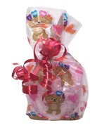 Valentine&#39;s Day Teddy Bear Bath Salts Gift Bag ~ Choose Scent / Color ~ - €8,45 EUR