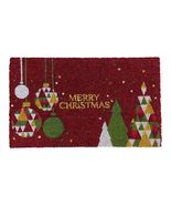 EVIDECO French Home Goods Festive Holiday Coco Door Mat - Vibrant Christ... - £28.76 GBP