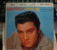 Elvis Presley Loving You Vol. 1 45 Rpm Ep &amp; Picture Sleeve Rca Epa 1-1515 - £12.79 GBP