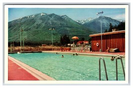 Jasper Swimming Pool Whistler British Columbia Canada UNP Chrome Postcard S8 - £3.87 GBP