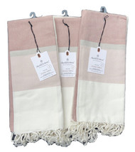 6 - Hearth &amp; Hand with Magnolia Rose Kitchen Towel Set Cream New - £18.19 GBP